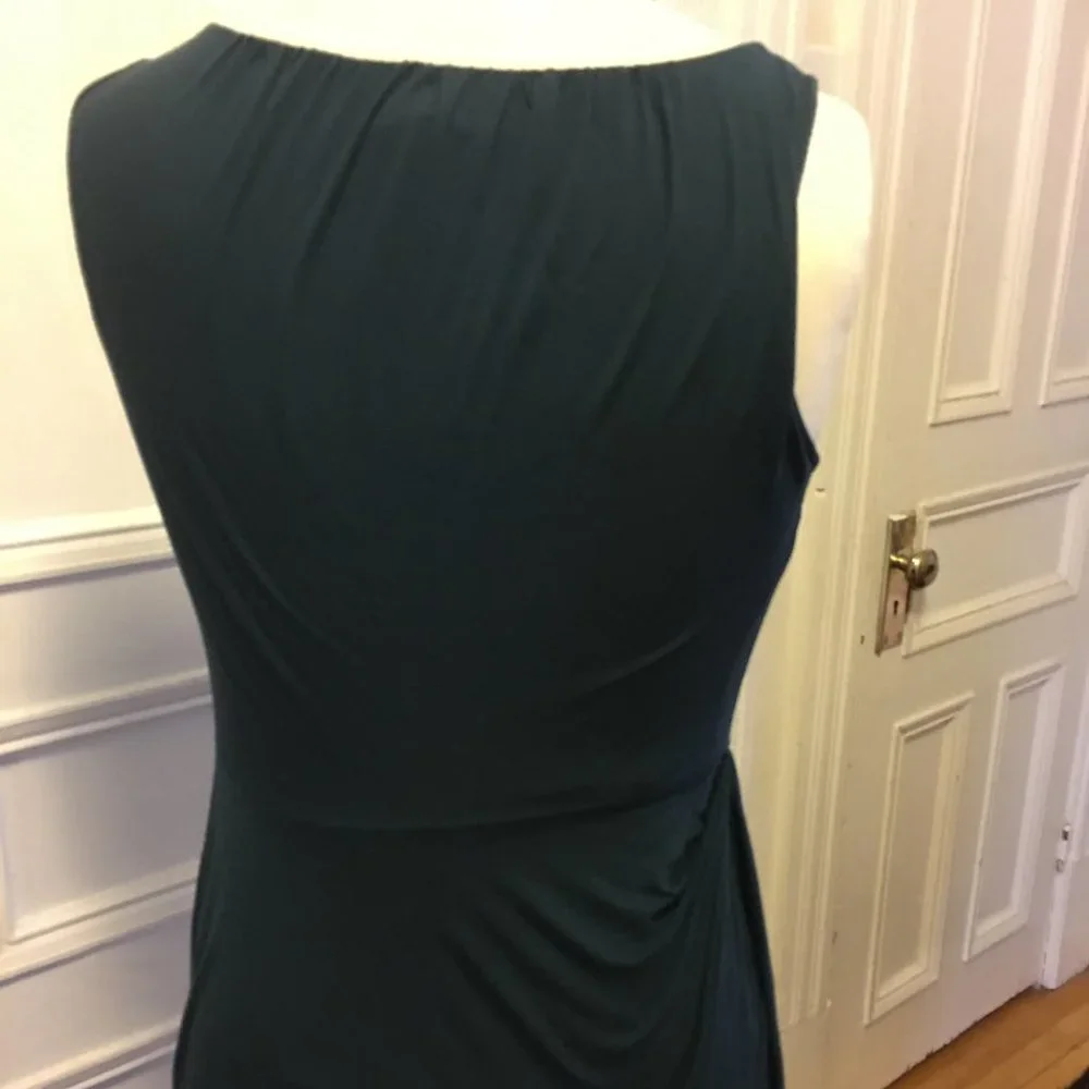 Deletta Dark Teal Sleeveless Blouse - Picture 3 of 9